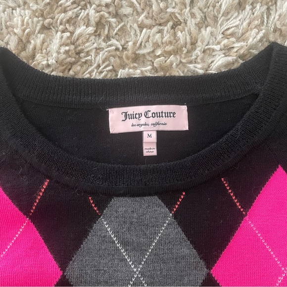 Juicy Couture Argyle Sweater Dress - Picture 9 of 11